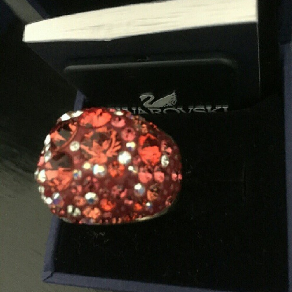 Swarovski Red Cocktail Ring